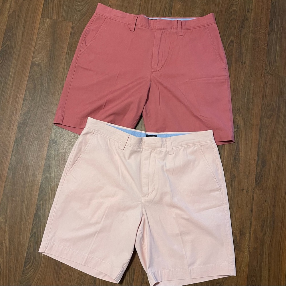 Lot of 2 J. Crew Gramercy Shorts Size 33